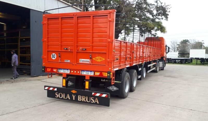 Semirremolque B.V. SOLA y BRUSA 45 tn y escalabilidad